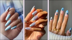blue nails