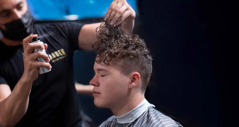 Low Taper Fade Curly Hair